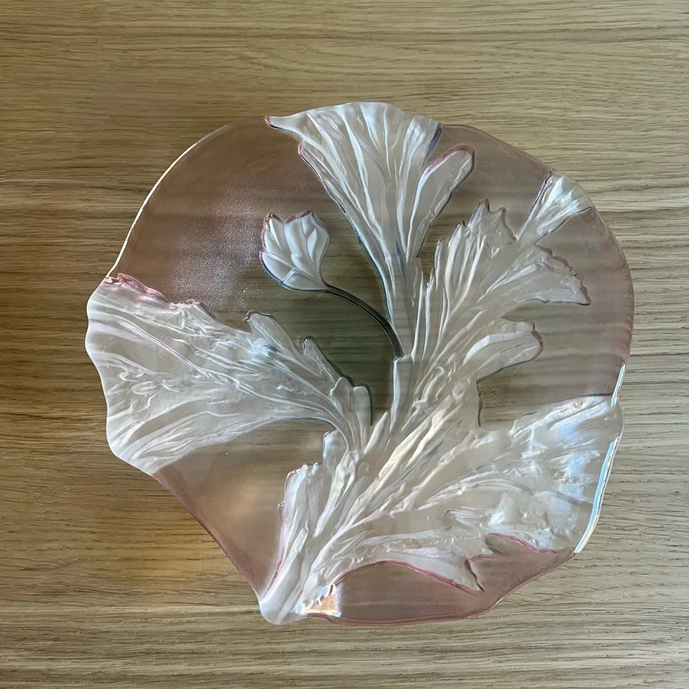 Mikasa Savoir Vivre Artesia Nouveau Pink Purple Green Floral Bowl Dish 8”